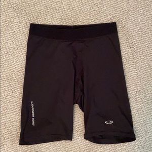 Black Spandex Shorts - TWO